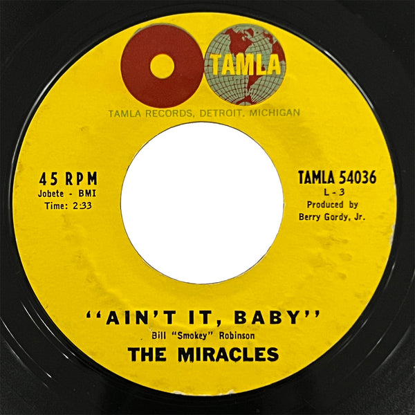 Miracles - Ain't It Baby