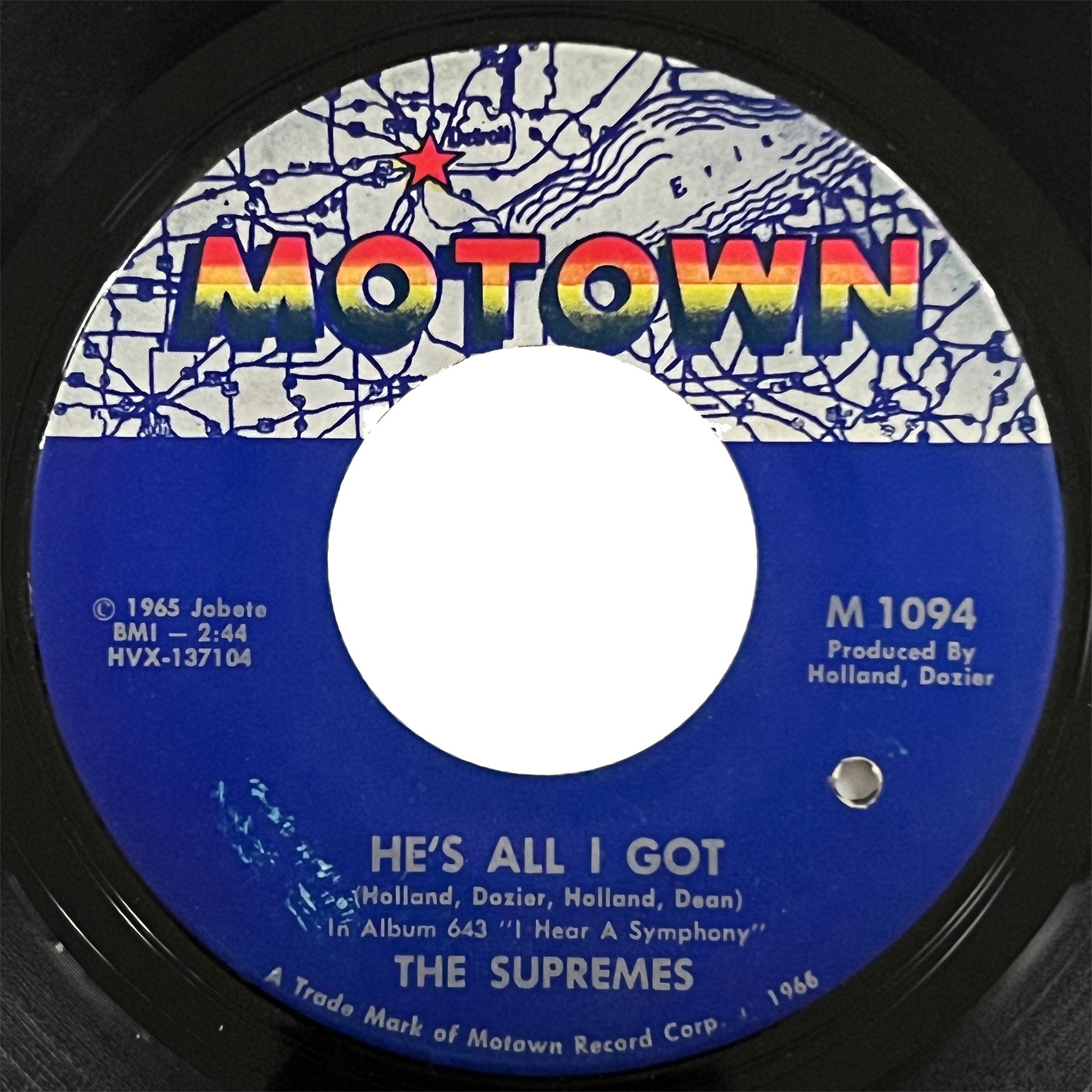 Supremes - He's All I Got / Love Is Like An Itching In My Heart