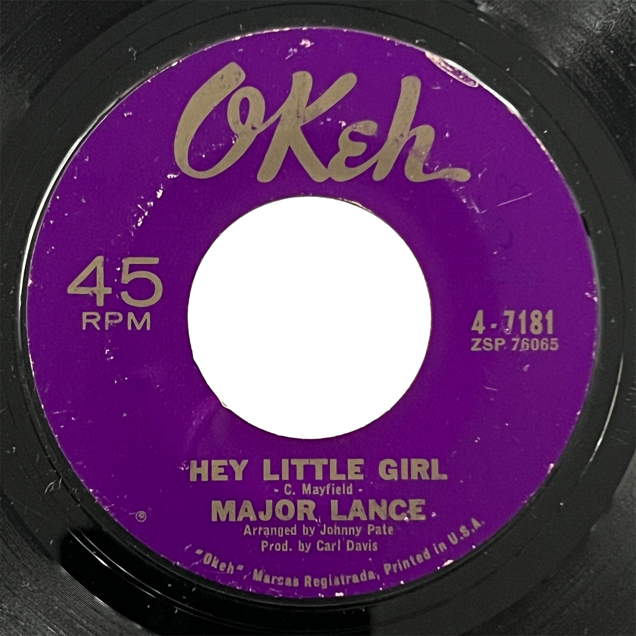 Major Lance - Hey Little Girl