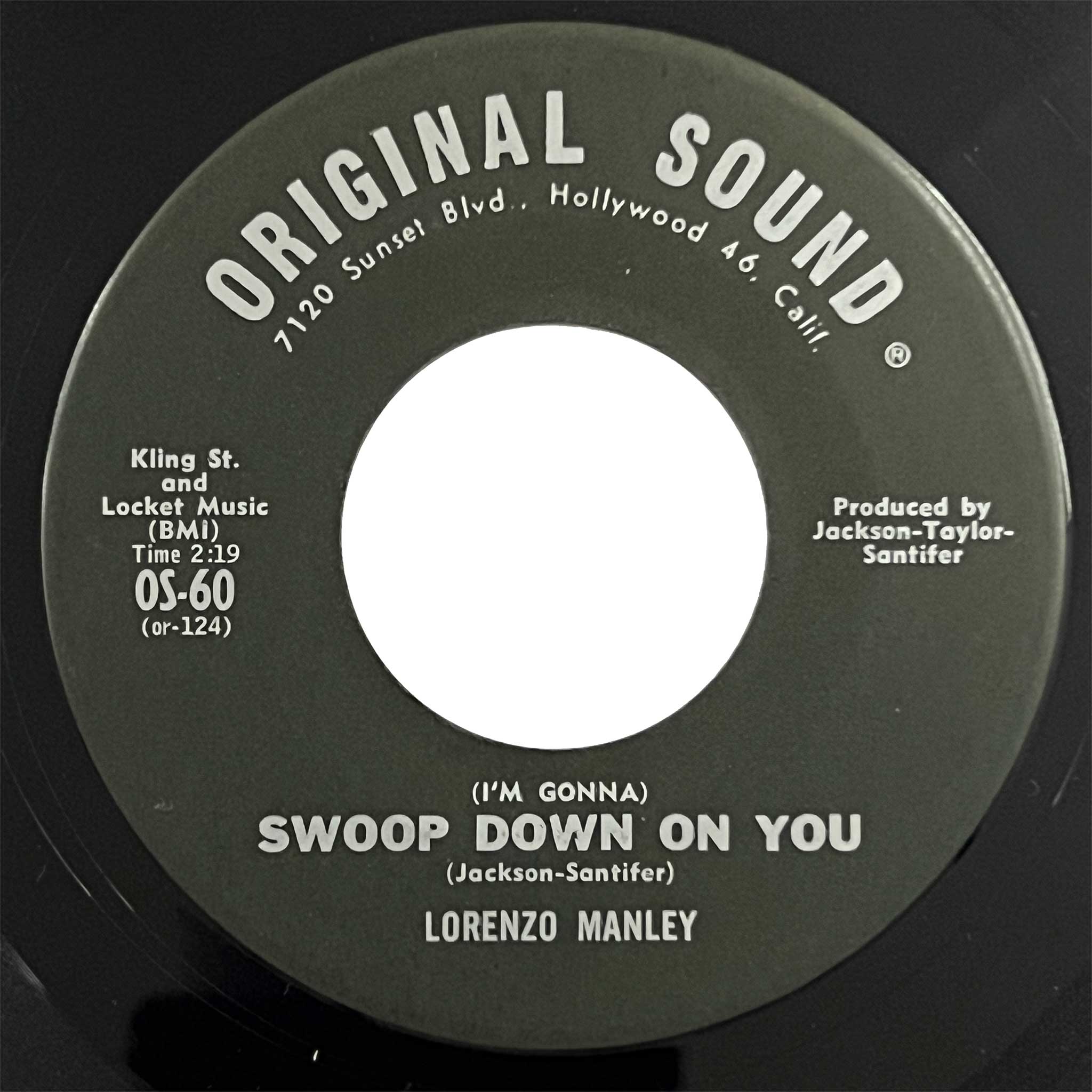 Lorenzo Manley - (I'm Gonna) Swoop Down On You