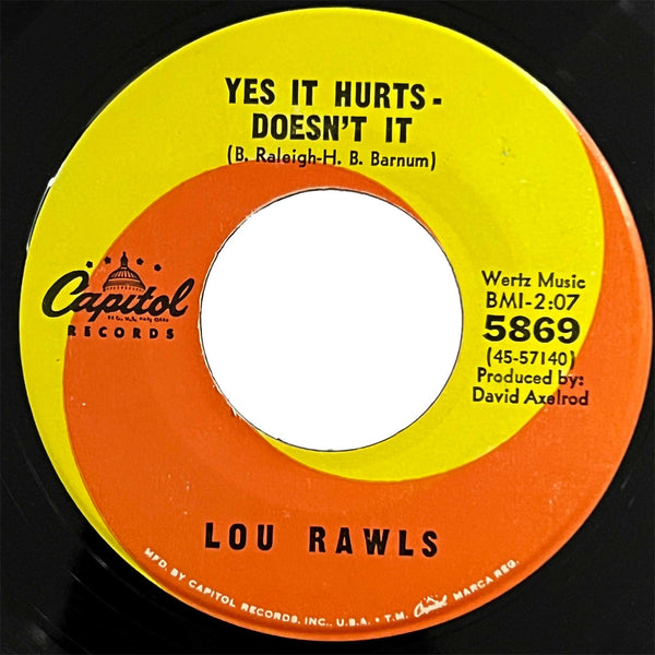 Lou Rawls - Dead End Street / Yes It Hurts (Copy)