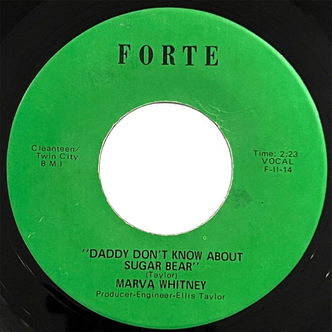 Marva Whitney - Daddy Dont Know About Sugar Bear