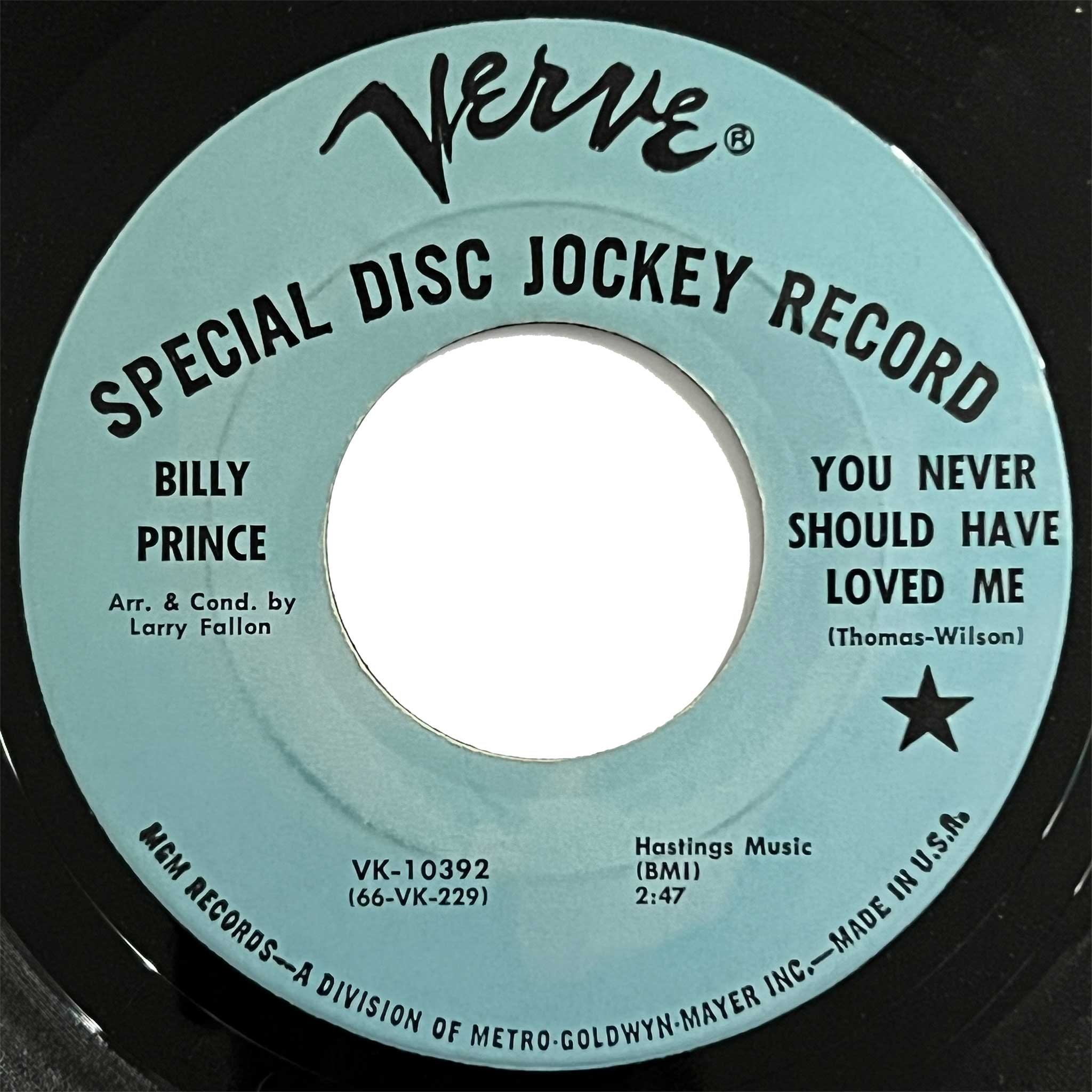 Billy Prince - You Never Should Have Loved Me