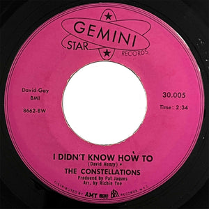 Constellations - I Didn't Know How To