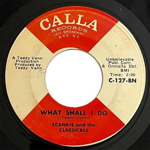 Frankie and The Classicals - What Shall I Do