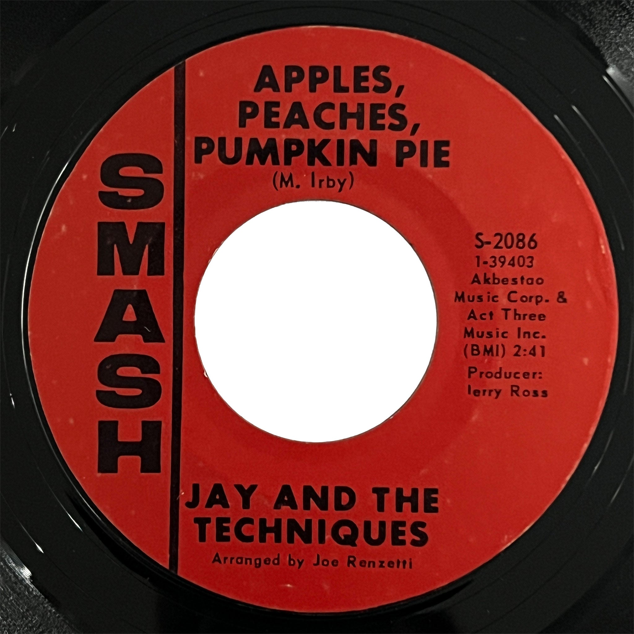 Jay and The Techniques - Apples, Peaches, Pumpkin Pie