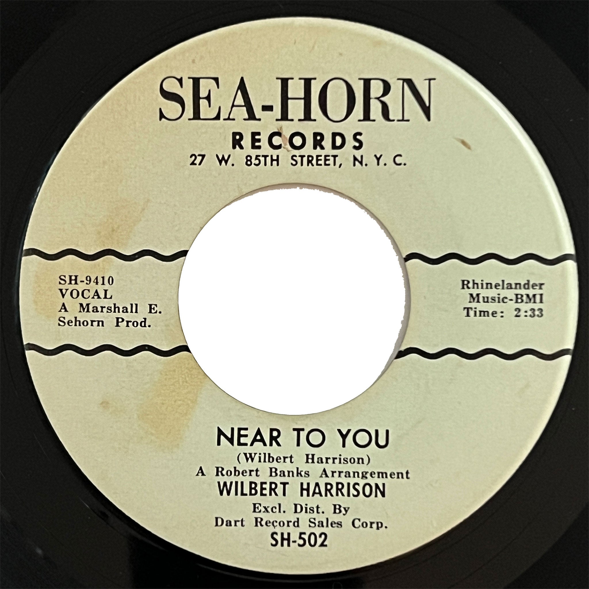 Wilbert Harrison - Near To You