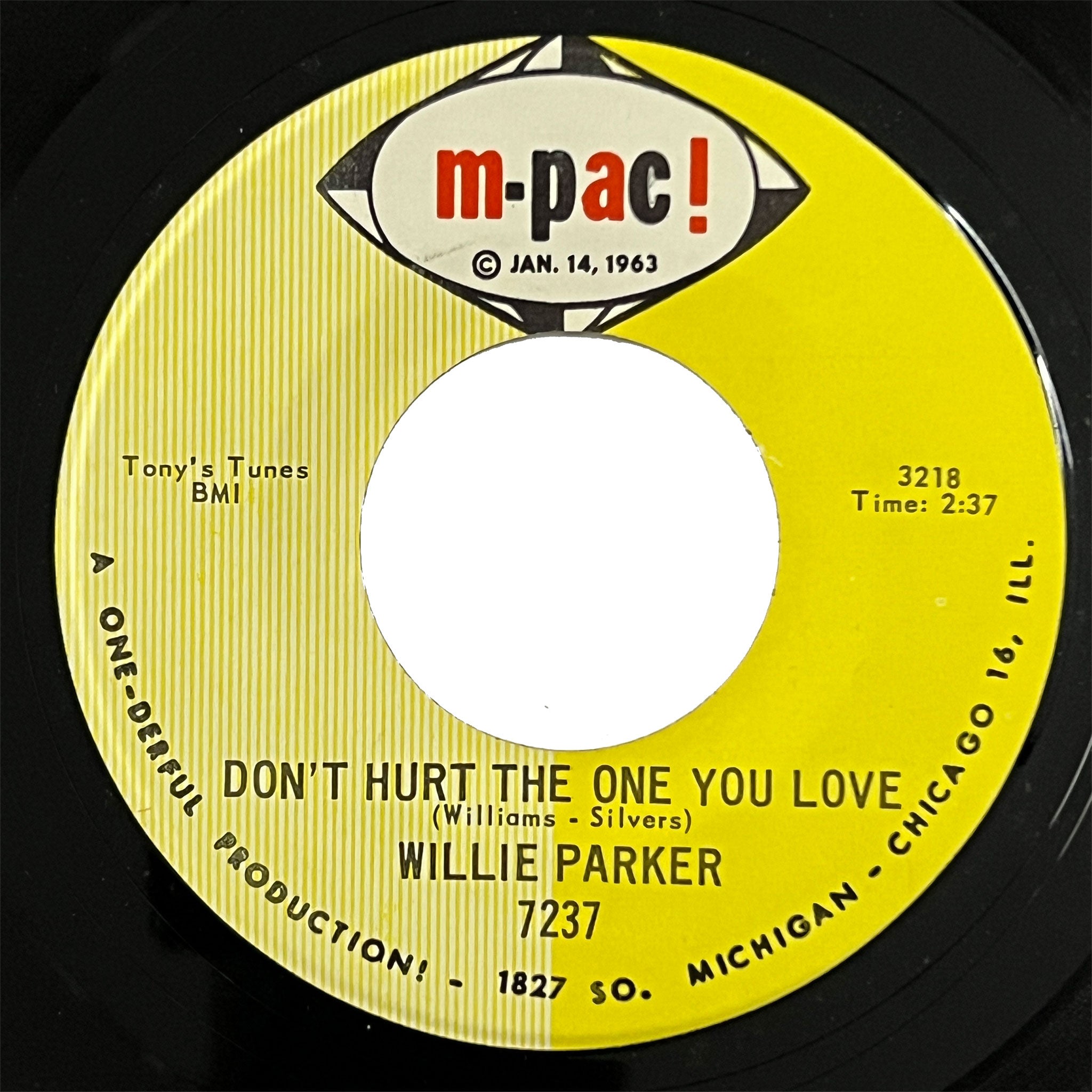 Willie Parker - Don't Hurt The One You Love