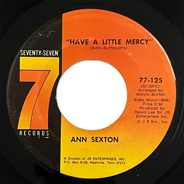 Ann Sexton - It's All Over But The Shouting