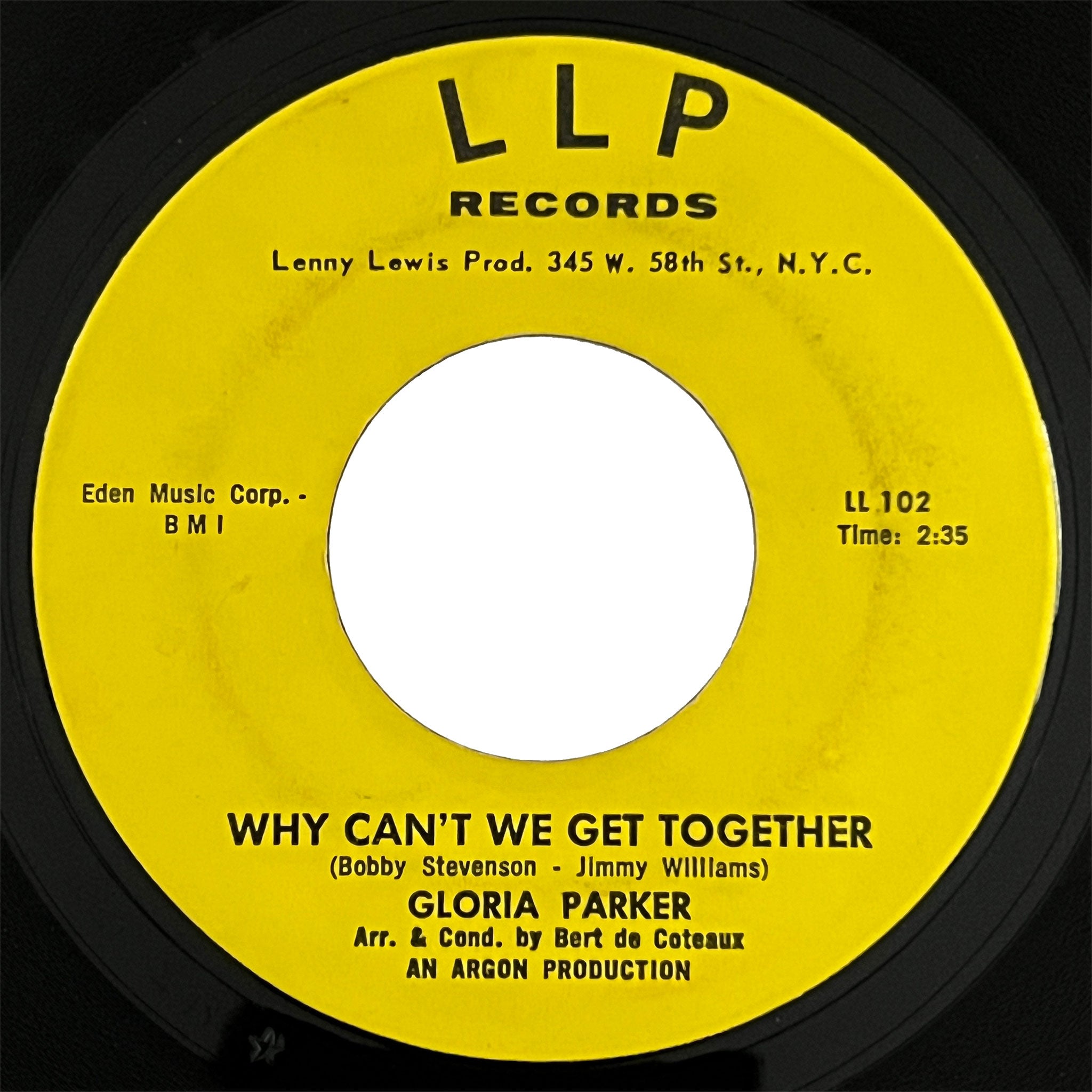 Gloria Parker - Why Can't We Get Together