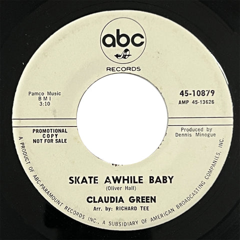 Claudia Green - Skate Awhile Baby