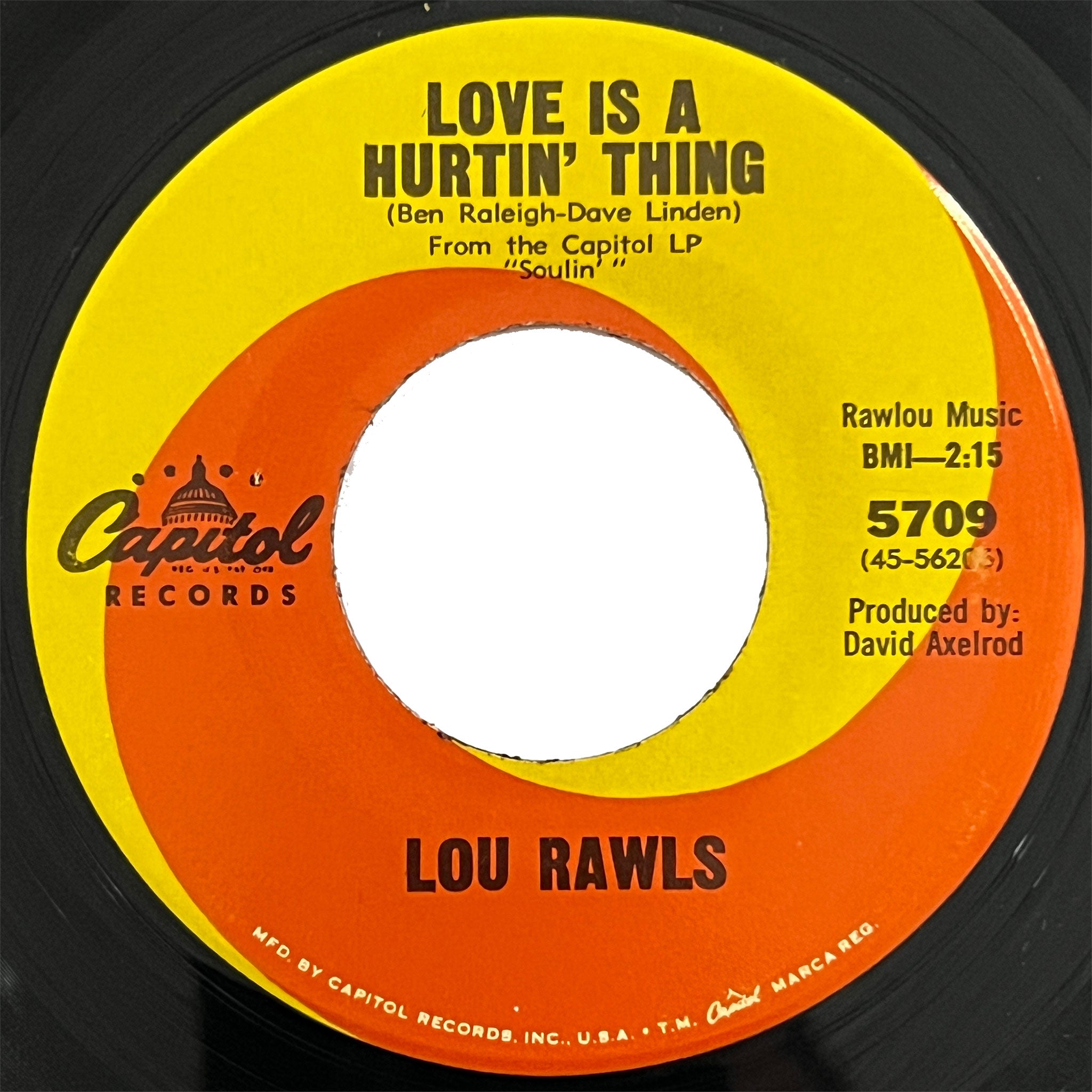 Lou Rawls - Love Is A Hurtin' Thing