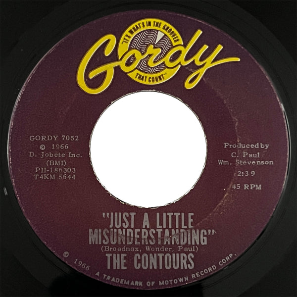Contours - Just A Little Misunderstanding