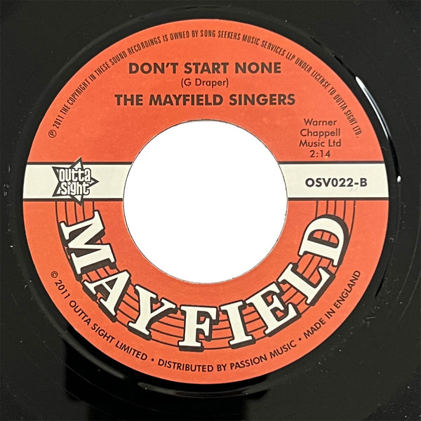 Mayfield Singers - My Baby Changes Like The Weather
