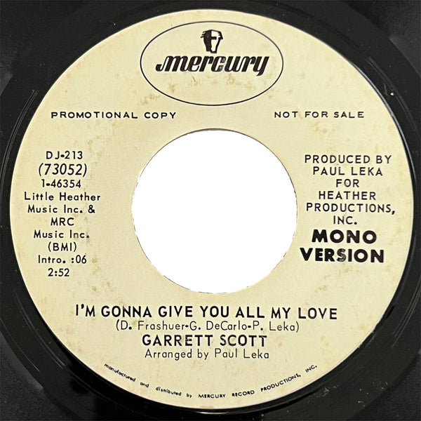 Garrett Scott - I'm Gonna Give You All My Love
