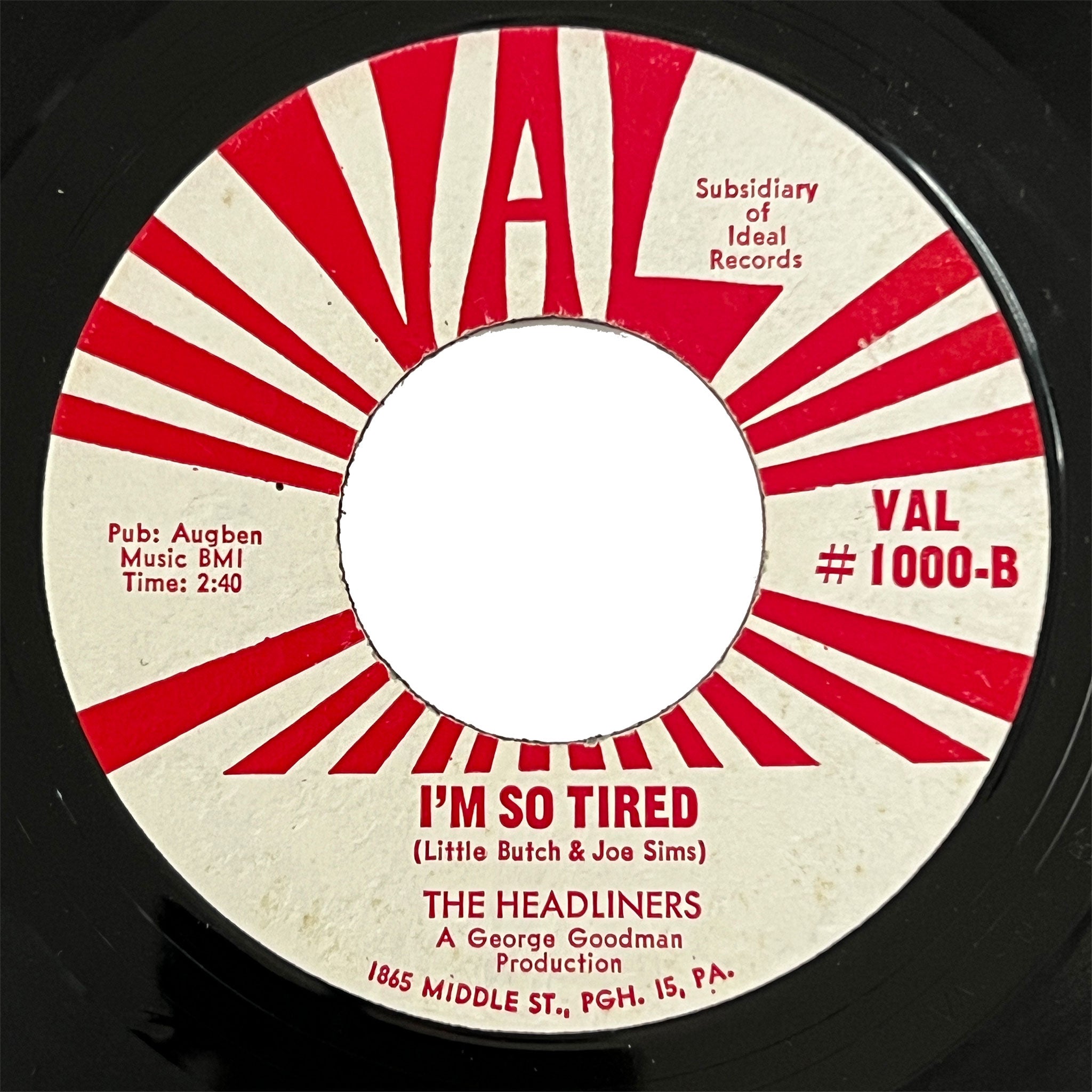 Headliners - I'm So Tired