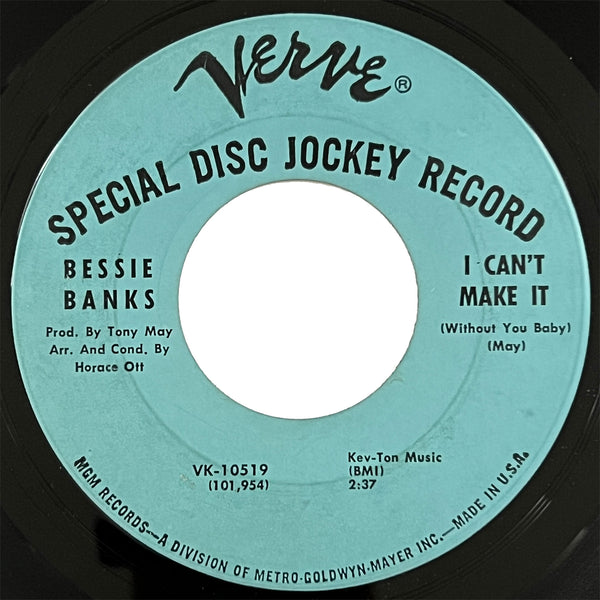 Bessie Banks - I Can't Make It (Without You Baby)