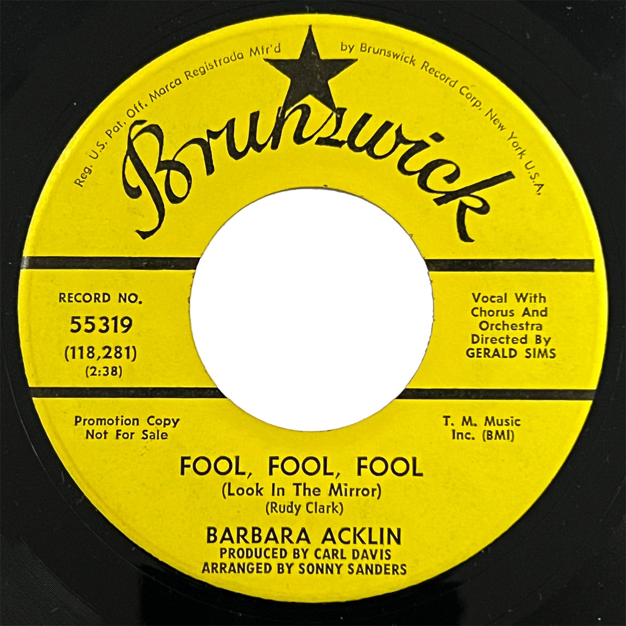 Barbara Acklin - Fool, Fool, Fool (promo)
