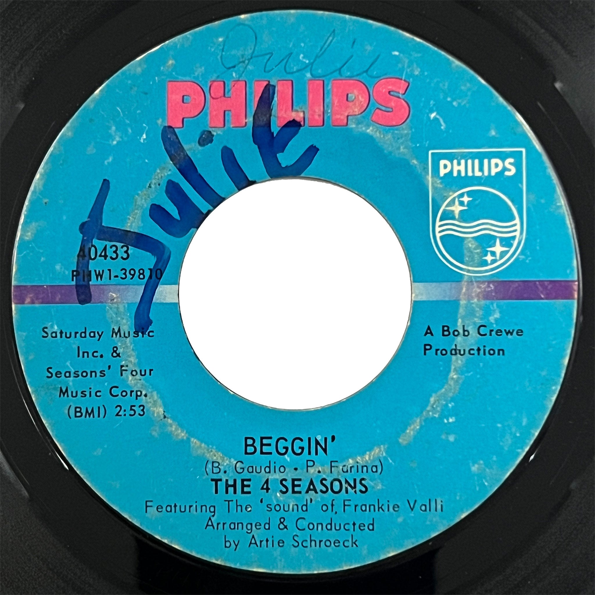 4 Seasons - Beggin' (blue label)