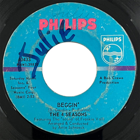 4 Seasons - Beggin' (blue label)