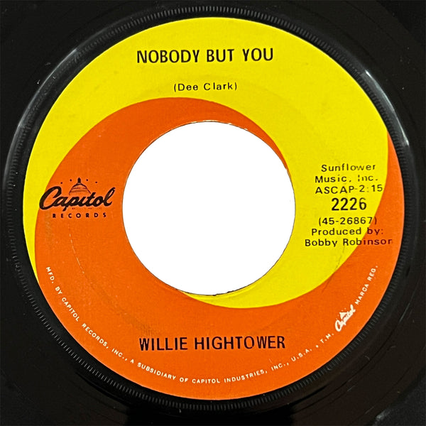 Willie Hightower - Nobody But You