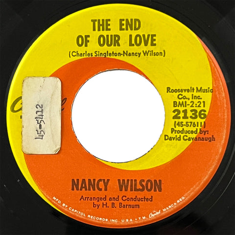 Nancy Wilson - The End Of Our Love