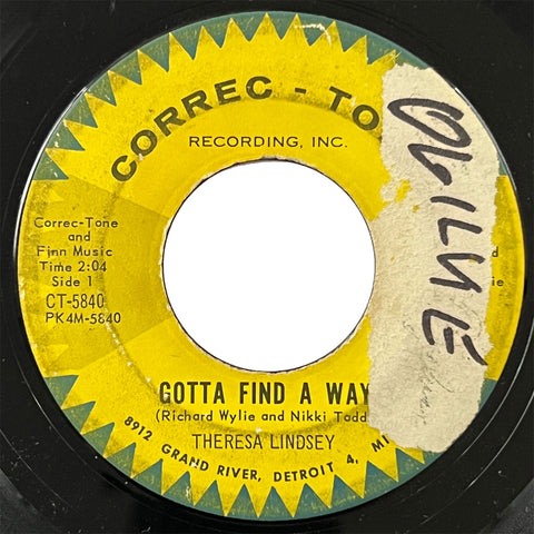 Theresa Lindsey - Gotta Find A Way