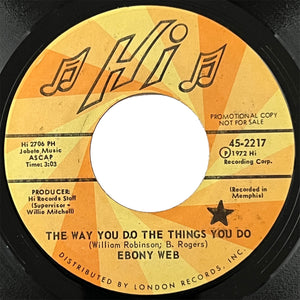 Ebony Web - The Way You Do The Things You Do (promo)