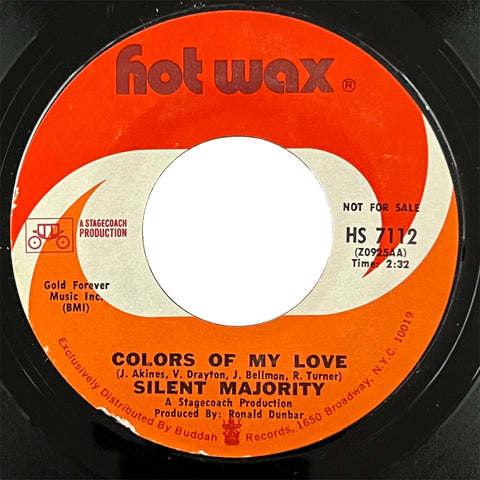 Silent Majority - Colors Of My Love (promo)