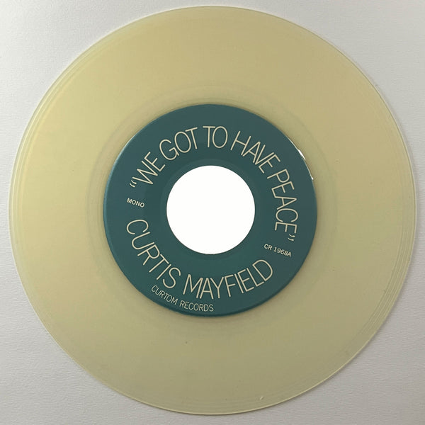 Curtis Mayfield - We Got To Have Peace (clear vinyl promo)