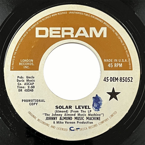 Johnny Almond - Solar Level (promo)