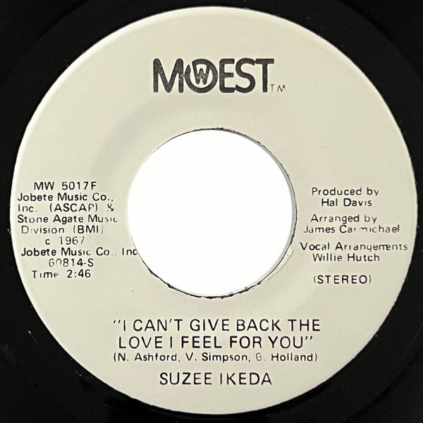 Suzee Ikeda - I Can't Give Back The Love I Feel For You (promo)