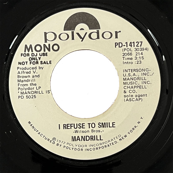 Mandrill - I Refuse To Smile (promo)