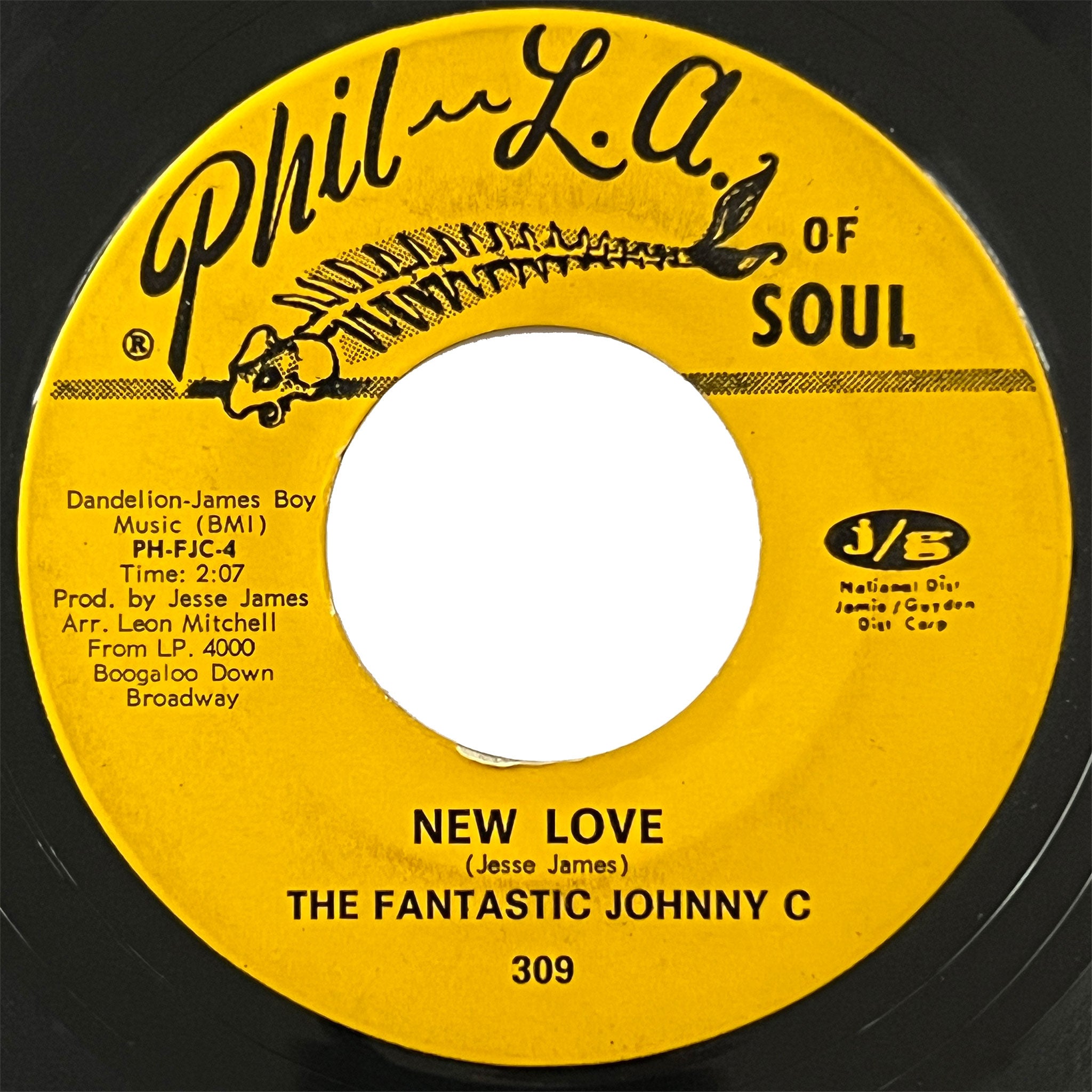 Fantastic Johnny C - New Love