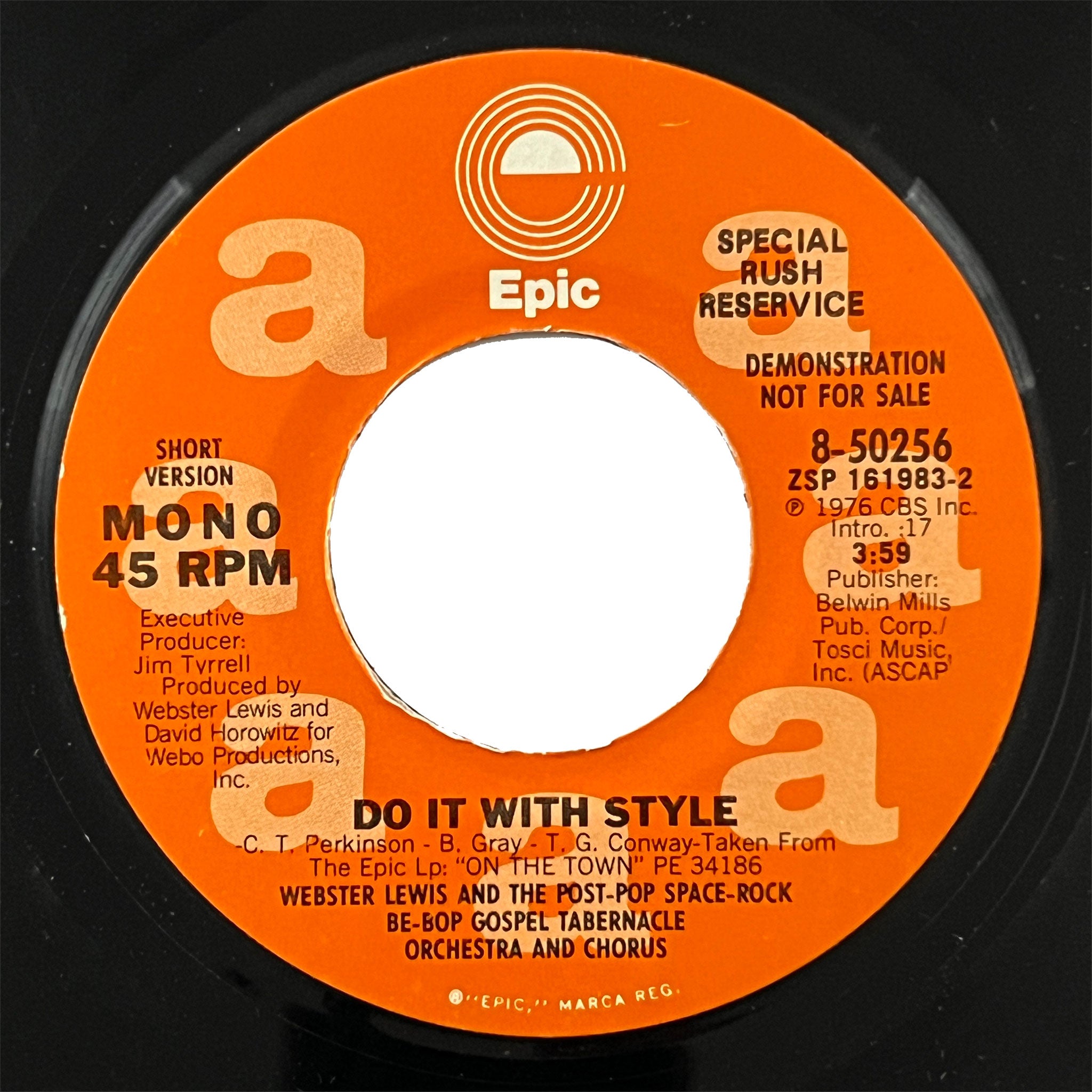 Webster Lewis - Do It With Style (promo)