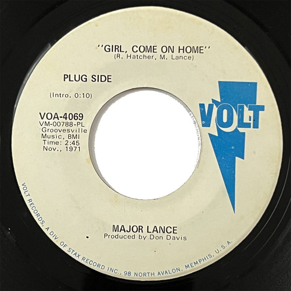 Major Lance - Girl, Come On Home (promo)