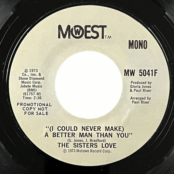 Sisters Love - A Better Man Than You (promo)