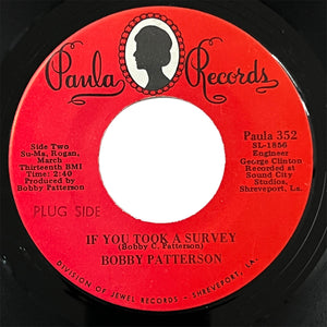 Bobby Patterson - If You Took A Survey