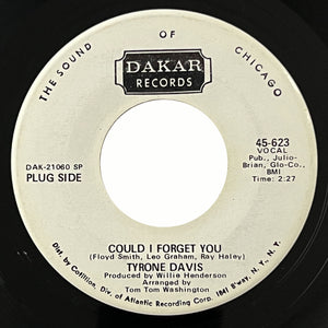 Tyrone Davis - Could I Forget You (promo)