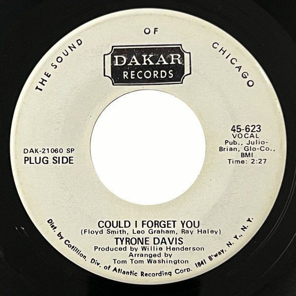 Tyrone Davis - Could I Forget You (promo)