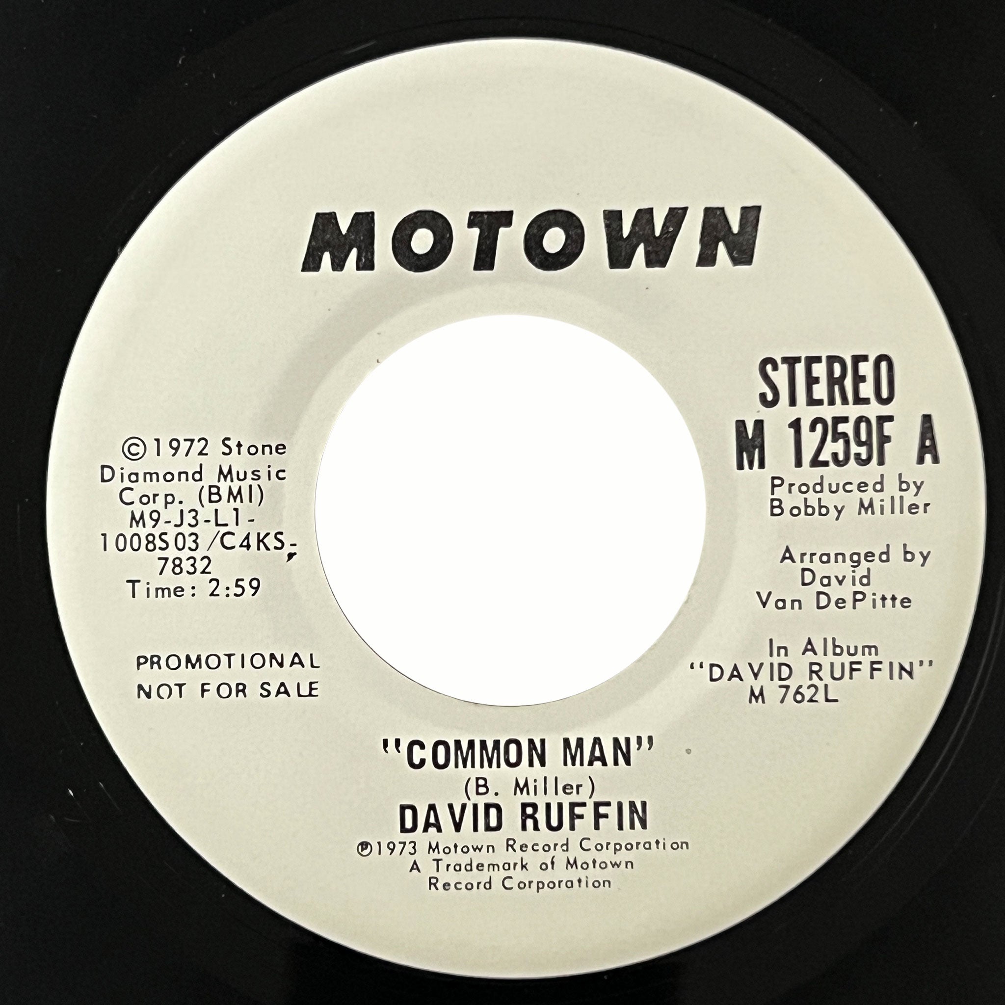 David Ruffin - Common Man (promo)