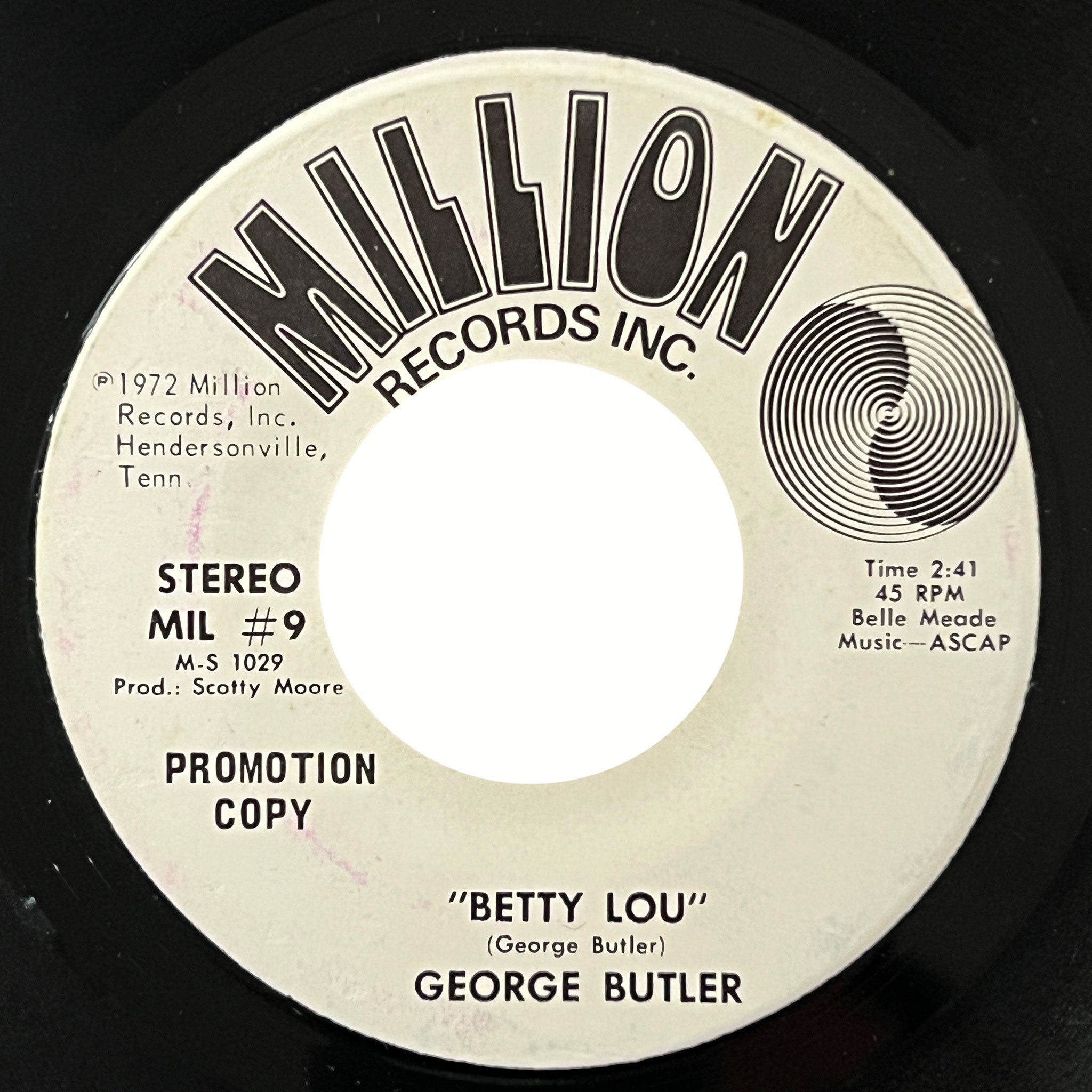 George Butler - Betty Lou (promo)