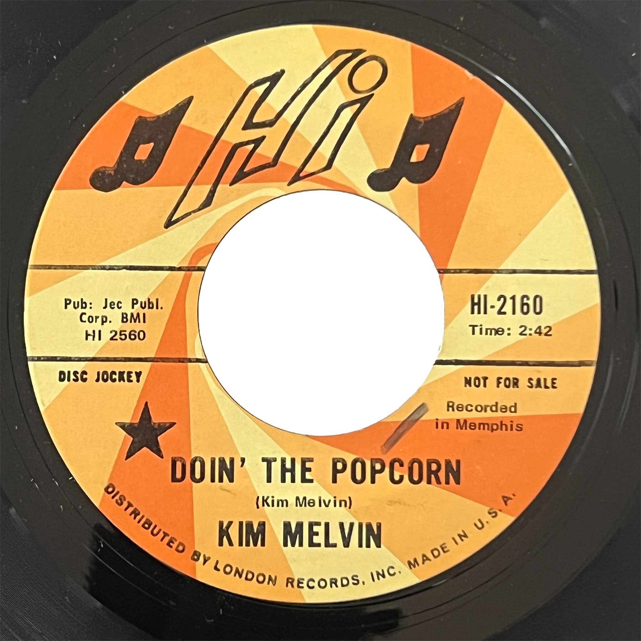 Kim Melvin - Doin The Popcorn (promo)