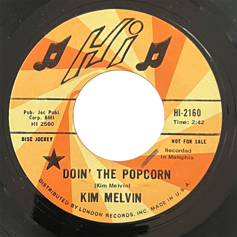 Kim Melvin - Doin The Popcorn (promo)