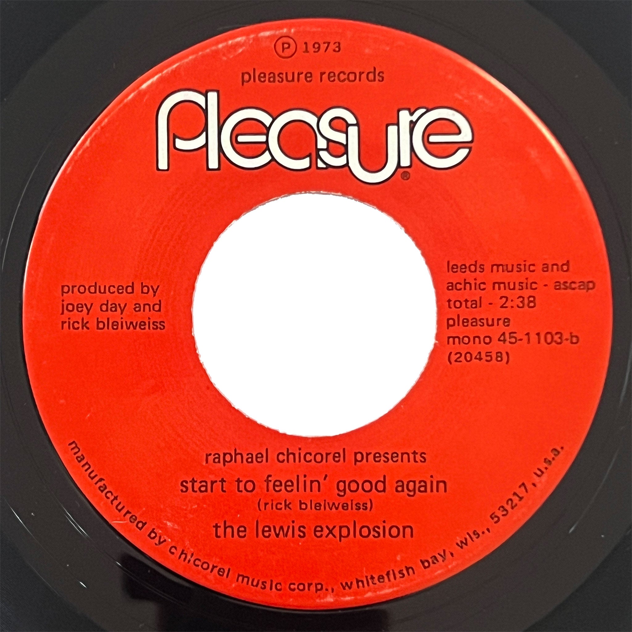The Lewis Explosion - Start To Feelin' Good All Over