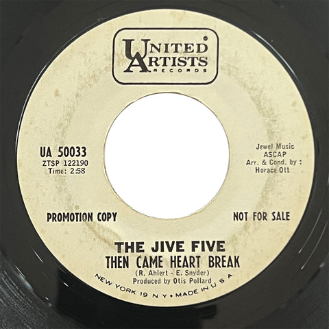 Jive Five - Then Came Heart Break (promo)
