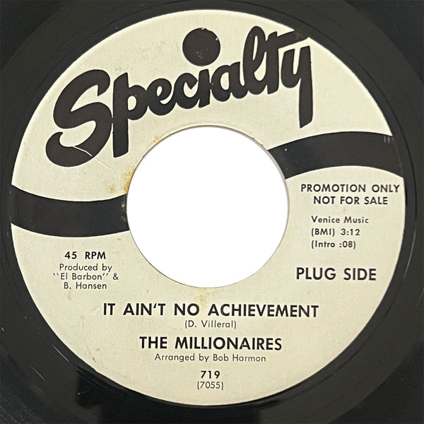 Millionaires - It Ain't No Achievement (promo)