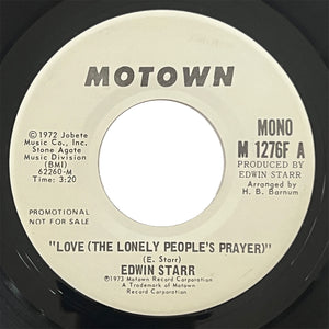 Edwin Starr - Love (The Lonely Peoples Prayer) (promo)