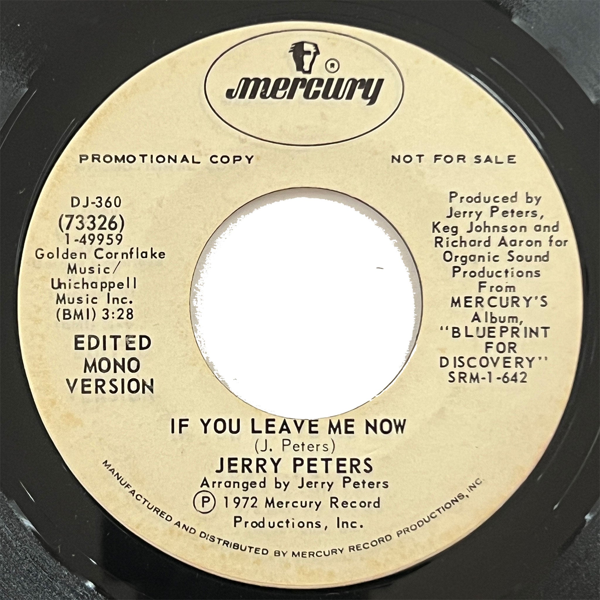 Jerry Peters - If You Leave Me (promo)