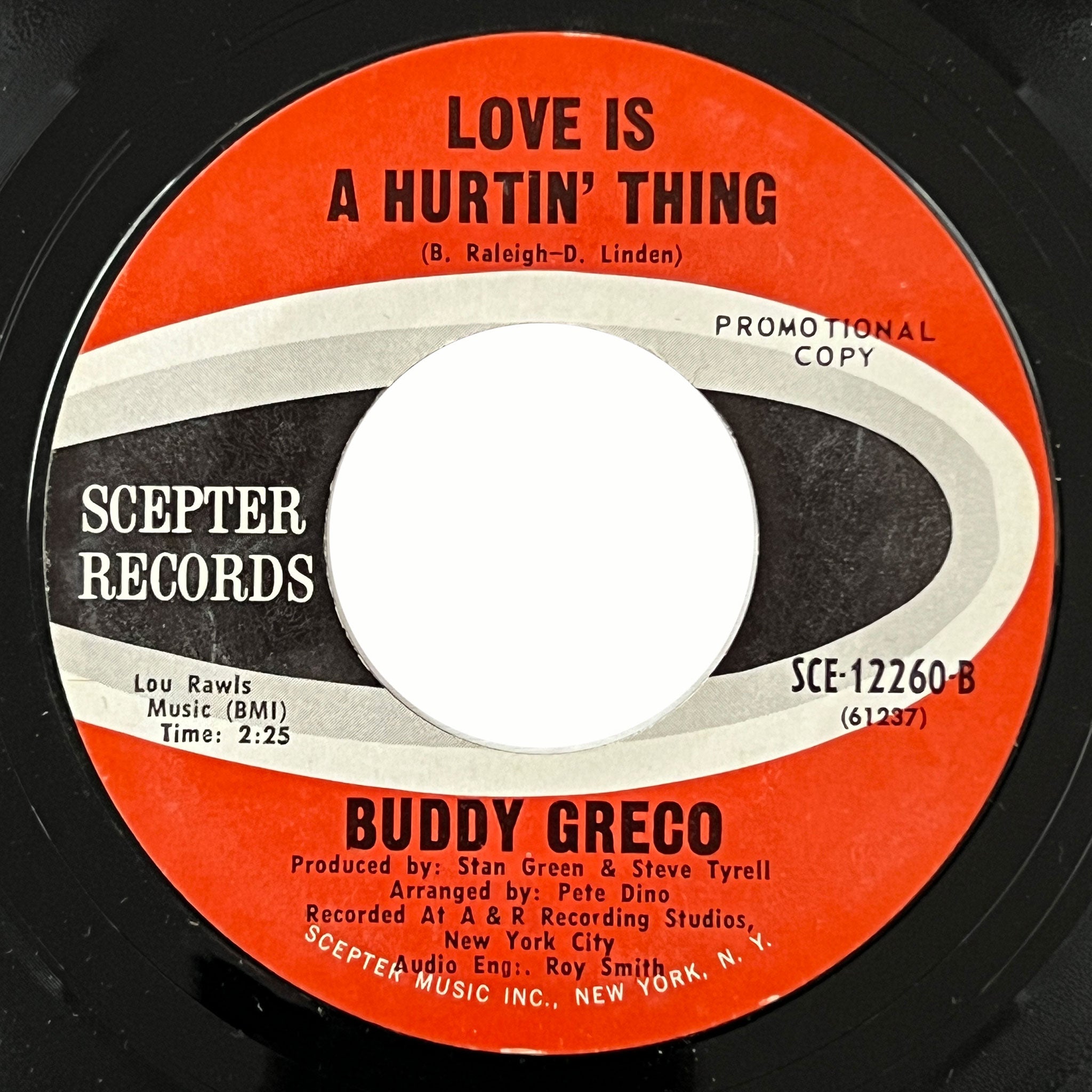 Buddy Greco - Love Is A Hurtin Thing (promo)